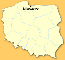 Mikoszewo na mapie Polski